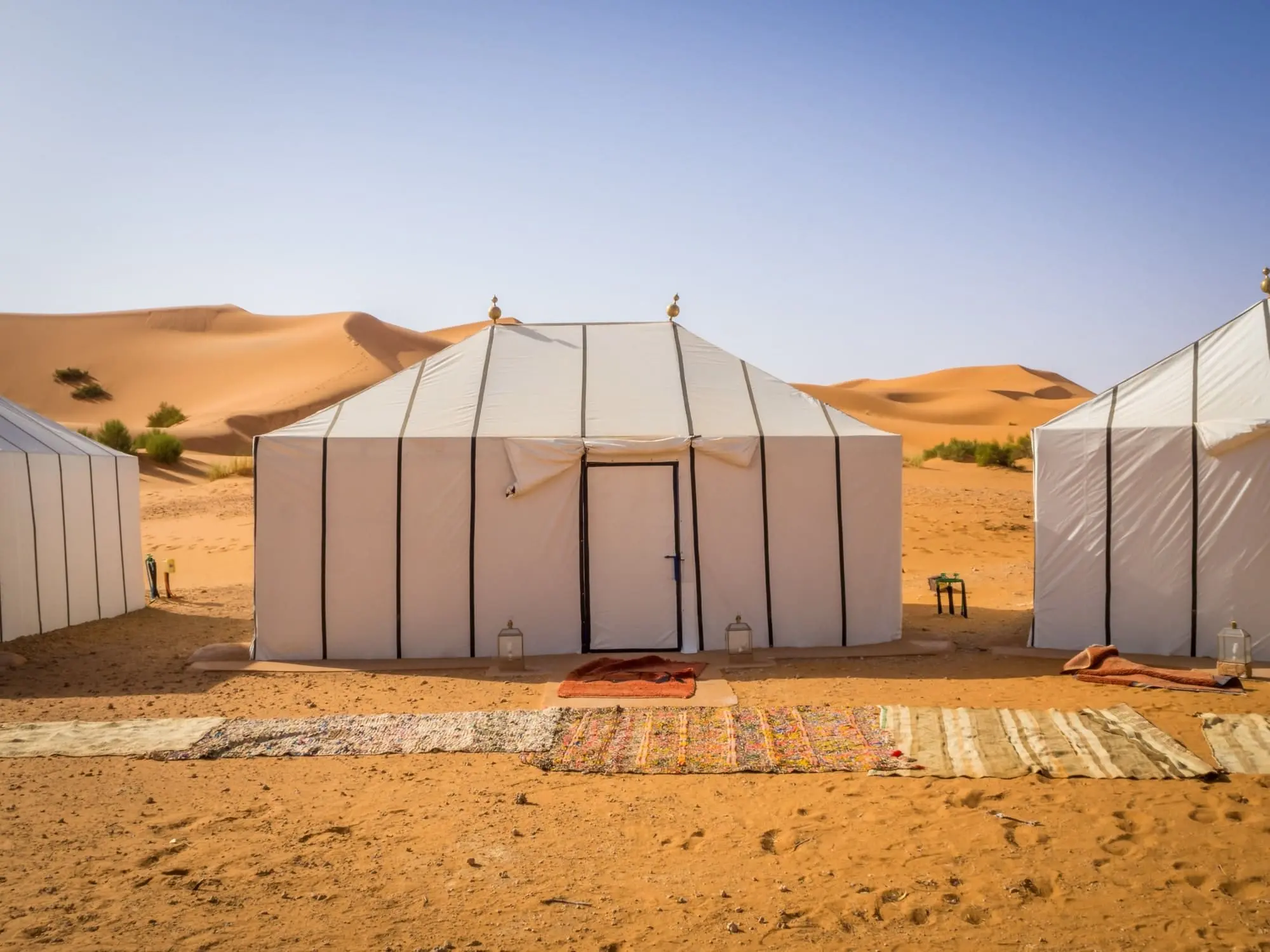 Sahara Desert Erg Chebbi dunes camel ride sunset